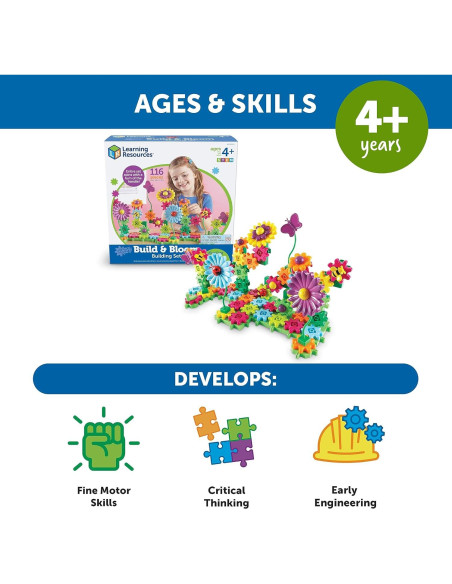 Set de Construcción y Floración Recursos de Aprendizaje 117 Piezas