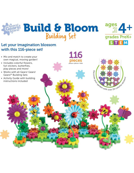Set de Construcción y Floración Recursos de Aprendizaje 117 Piezas