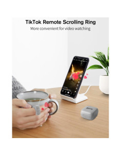 Anillo de Desplazamiento Bluetooth BIFTU para TikTok y Kindle - Gris 2