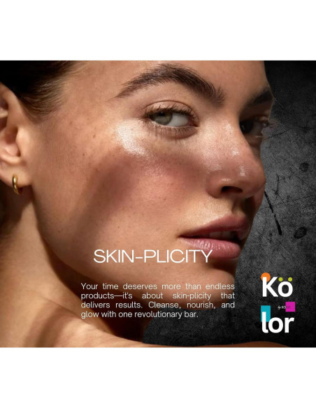 Jabón en Barra Kojic & Cúrcuma 300g Kokoromo - Cuidado Facial y Corporal