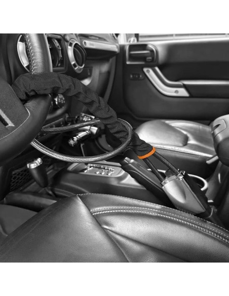 Cerradura de Volante Antirrobo KAYCENTOP L1016PRO-B 43 cm