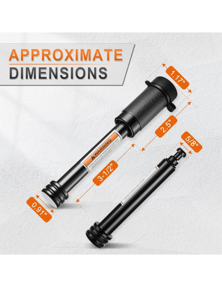 Cerradura de Pasador de Remolque JUSTTOP 16 mm x 89 mm Antivibración