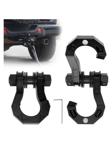 Grilletes D AMBULL 3/4" con Pasador 7/8" 18,144 kg Negro