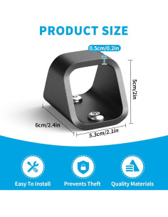 Ancla de Seguridad KHAMAL para Cadena - Alta Resistencia Antirrobo 2