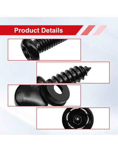 Kits de Tornillos de Seguridad Antirrobo Icyhaws M6 Acero Inoxidable