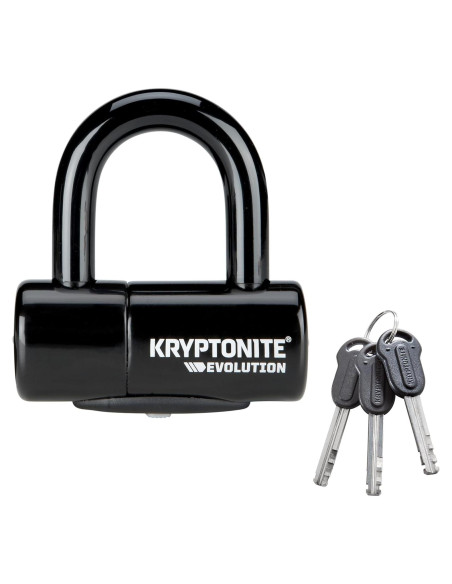 Candado en U Kryptonite Evolution 14mm Antirrobo Negro Candado en U Kryptonite Evolution 14mm Antirrobo Negro