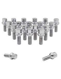 Juego de 20 Tuercas de Rueda M12 1.5 Asiento de Bola R12