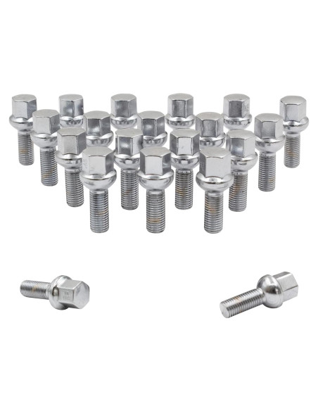 Juego de 20 Tuercas de Rueda M12 1.5 Asiento de Bola R12 Juego de 20 Tuercas de Rueda M12 1.5 Asiento de Bola R12