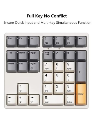 Teclado Numérico Mecánico SIKAI CASE 34 Teclas USB C RGB