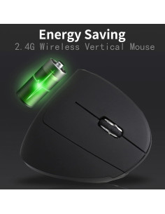 Ratón Ergonómico Vertical Ciciglow 2.4GHz 1000-2400dpi 2