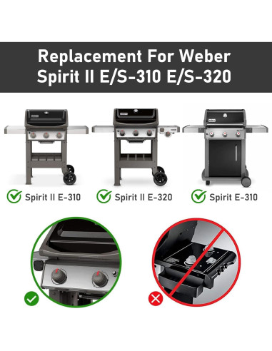 Barras Flavorizer Weber 7636 para Parrilla Spirit II 300