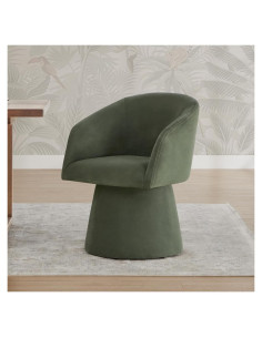 Silla de Comedor Giratoria KISLOT Verde Moderna 360