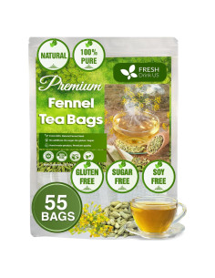 Té de Hinojo FreshDrinkUS 55 Bolsitas 100% Natural Sin Cafeína