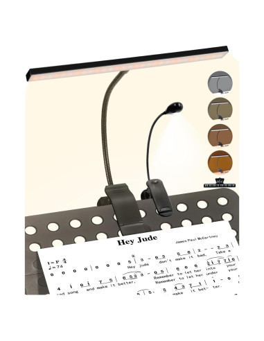 Luz de Atril LED UrsaMajor con Clip Recargable 30cm