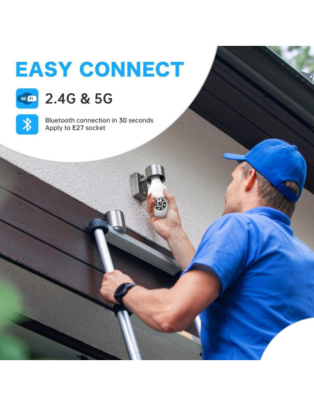 Cámara de Seguridad WiFi Inalámbrica NoahTec 5MP Doble Banda Cámara de Seguridad WiFi Inalámbrica NoahTec 5MP Doble Banda