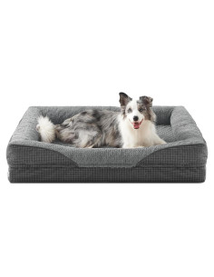 Cama para Perros Grande INVENHO - Espuma de Memoria 35x25x7