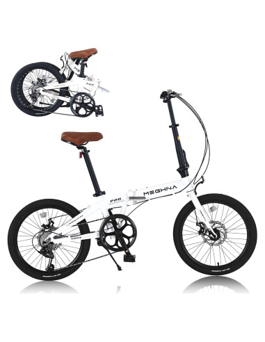 Bicicleta Plegable Urbana YHUBHSIS 20" 7 Velocidades Aluminio