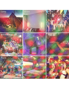 Proyector Estelar Portátil ADDBITCOLOR RGB LED Cargable USB 2