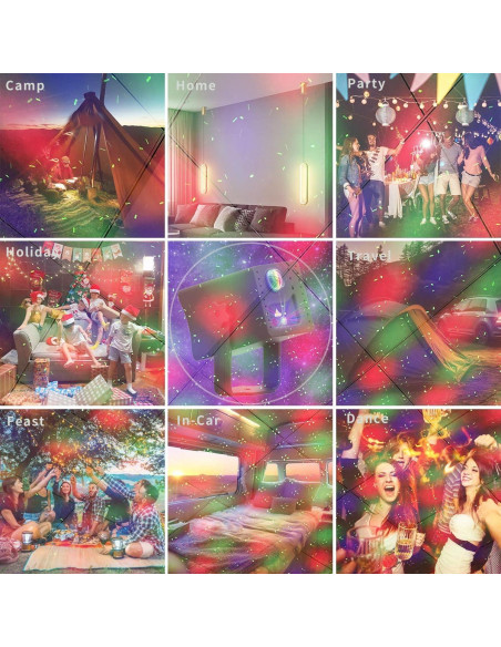 Proyector Estelar Portátil ADDBITCOLOR RGB LED Cargable USB