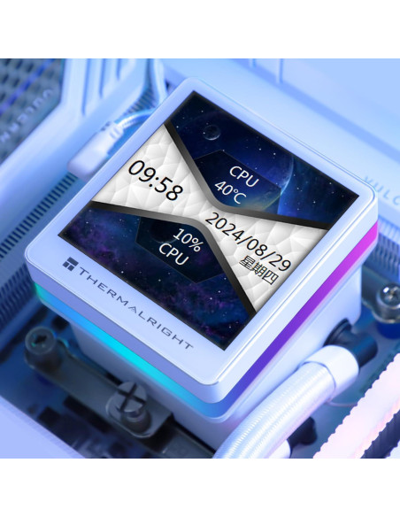 Enfriador AIO CPU Thermalright Grand Vision 240 ARGB Blanco