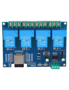 Módulo de Relé WiFi 4 Canales WALFRONT 30A DC 7-28V