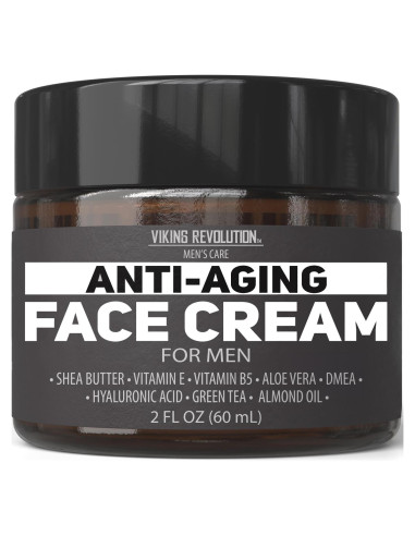 Crema Facial Anti Envejecimiento Viking Revolution 59 ml - Hidratante con Ácido Hialurónico y Aloe Vera