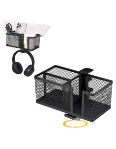 Soporte para Taza Clip On 4 en 1 OrgaFocus - Metal Negro