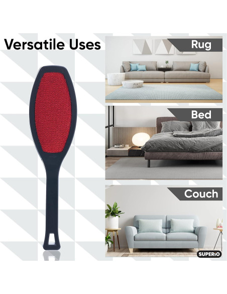 Cepillo de Lint Superio Doble Cara para Ropa y Muebles Cepillo de Lint Superio Doble Cara para Ropa y Muebles