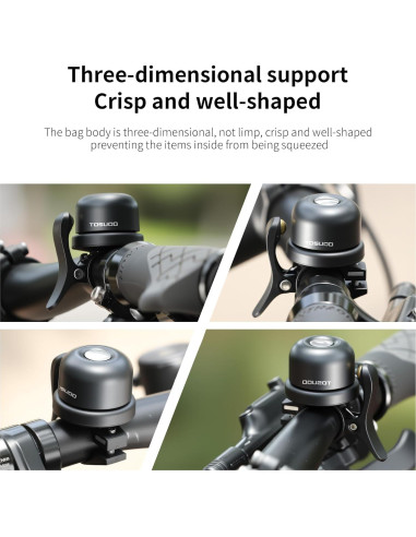 Soporte Timbre de Bicicleta TOSUOD Antirrobo Impermeable 22.2mm