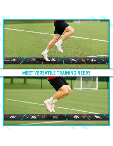 Escalera de Agilidad MUKESKY 360 cm Antideslizante + 12 Conos