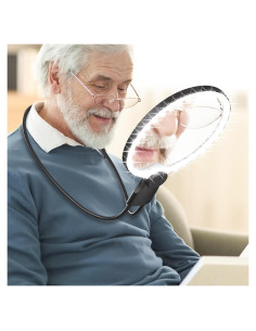 Lupa de Cuello Clonivent 10X con Luz LED Ajustable