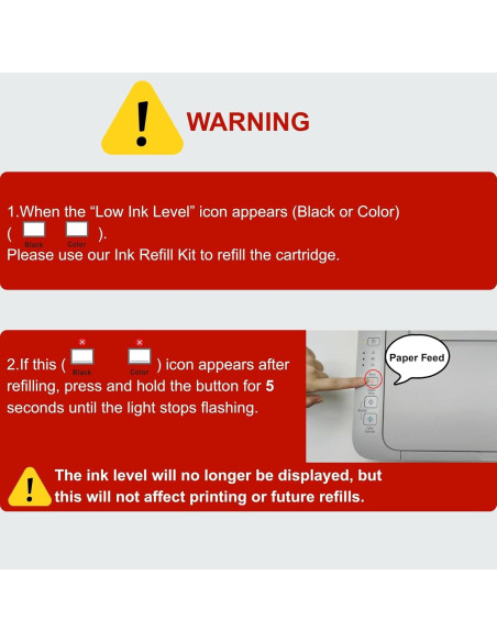 Kit de Recarga de Tinta 243XL 244XL VLOVEINK 9 Paquetes