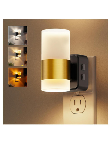 Luz Nocturna LED L LOHAS con Sensor Crepúsculo 3CCT 100LM