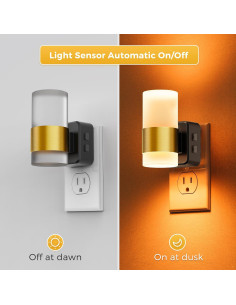 Luz Nocturna LED L LOHAS con Sensor Crepúsculo 3CCT 100LM 2