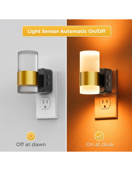 Luz Nocturna LED L LOHAS con Sensor Crepúsculo 3CCT 100LM