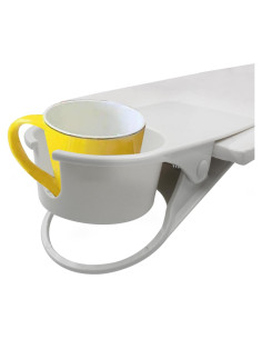 Soporte para Taza de Escritorio Jiozermi Blanco Ajustable