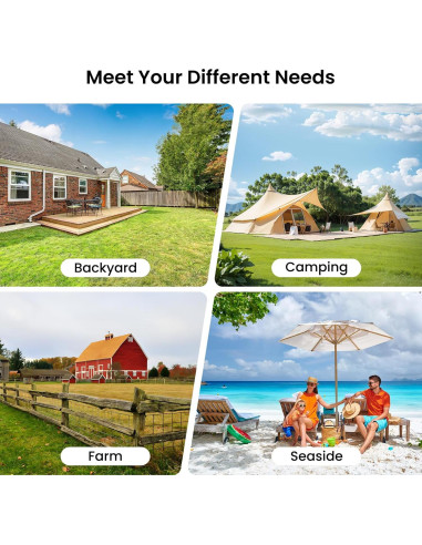 Estación Meteorológica Sainlogic SA68 con Pluviómetro y Pantalla Grande