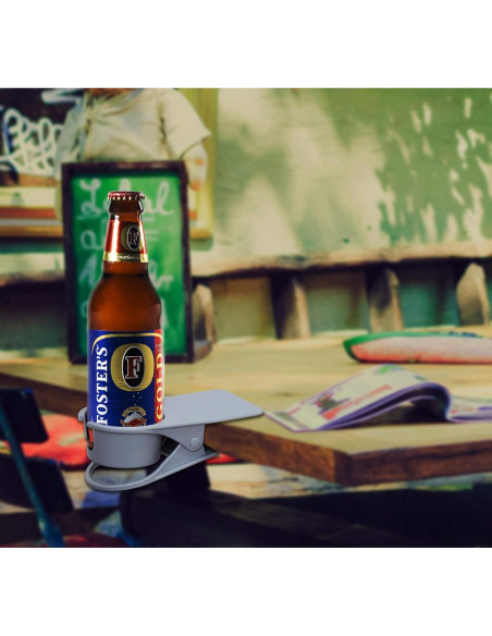 Soporte para Taza de Escritorio EMXGB Gris - Clip Multifuncional