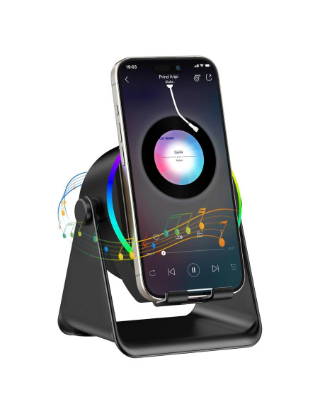 Altavoz Inalámbrico TARKARI Bluetooth 5.3 con Soporte Móvil