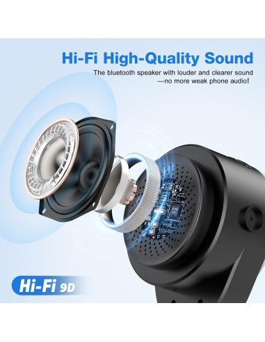 Altavoz Inalámbrico TARKARI Bluetooth 5.3 con Soporte Móvil