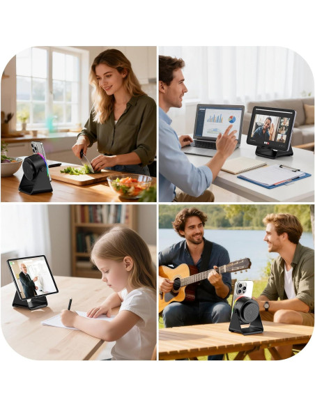 Altavoz Inalámbrico TARKARI Bluetooth 5.3 con Soporte Móvil