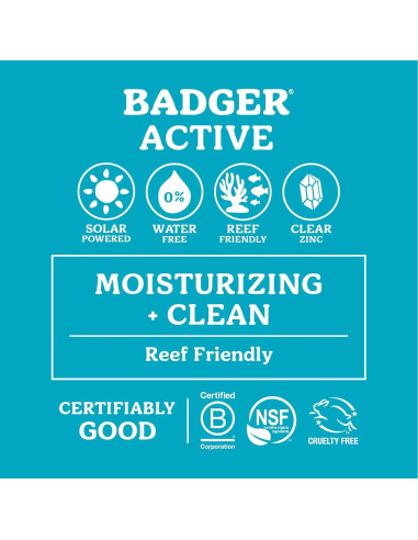 Badger Stick Protector Solar Mineral Facial SPF 35 18.6g