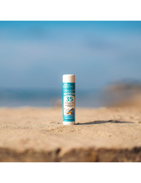 Badger Stick Protector Solar Mineral Facial SPF 35 18.6g