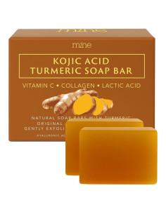 Jabón Natural de Cúrcuma y Ácido Kójico Mine - 200g