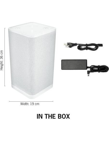 Altavoz Inalámbrico Ultimate Ears Hyperboom Blanco con Funda Altavoz Inalámbrico Ultimate Ears Hyperboom Blanco con Funda