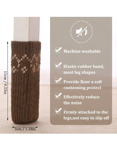 Calcetines Antideslizantes para Sillas LZYMSZ - 40 Piezas 2