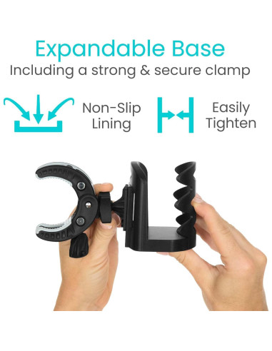 Soporte para Taza Ajustable Vive - Accesorio para Andador y Silla de Ruedas
