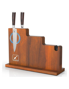 Bloque Magnético para Cuchillos imarku 33x25.4cm con Afilador