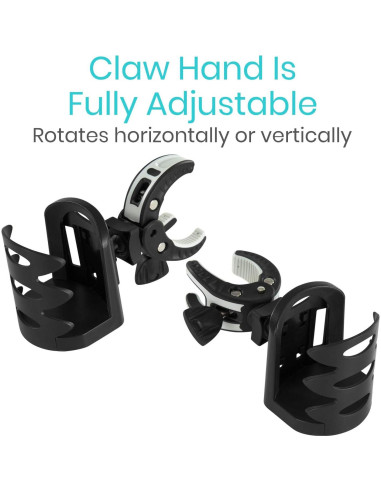 Soporte para Taza Ajustable Vive - Accesorio para Andador y Silla de Ruedas
