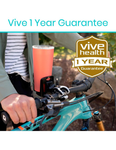 Soporte para Taza Ajustable Vive - Accesorio para Andador y Silla de Ruedas